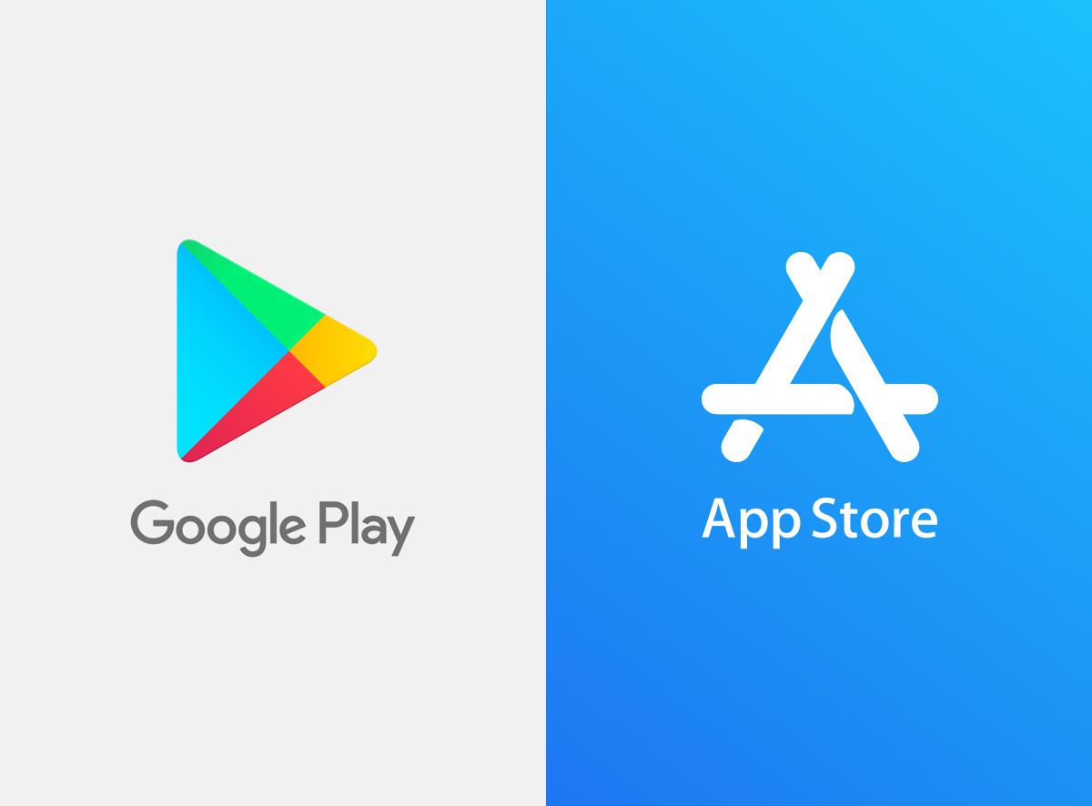 Google Play Store and App Store Google Play Store and App Store